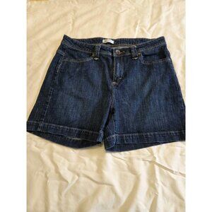 Lee Riders Lower On The Waist Womens Blue Denim Medium Wash Short Size 12M